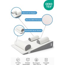 Odea 15° Açılı Modüler Bebek Yatağı – Aloevera Kumaş – 4'ü 1 Arada – Yıkanabilir Kılıf, 00143
