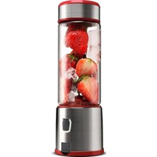 Odea Buz Kırıcı Blender, 4 Adet Paslanmaz Çelik Bıçaklı, Güçlü Buz Kırıcı Motor, 450 ml Geniş Hazneli, Uzun Şarj Ömrü, Kolay Temizlenebilir, Kablosuz Taşınabilir Mutfak Spor Diyet Smoothie Blender