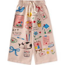 Cigit Baskılı Pantolon 2-7 Yaş Sand