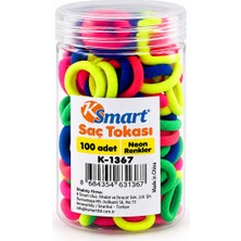 Findit 1200 Adet Neon Lastik Saç Toka (2818)