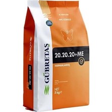 Gübretaş 20.20.20+ME NPK Gübresi 5 Kg, Orijinal Paket