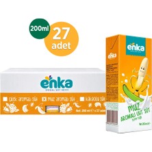 Enka Süt Enka Gurme Muz Aromalı Uht Süt 200 ml x 27 Li Paket