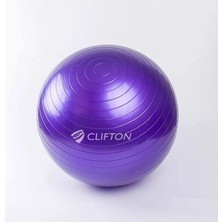Tr Clifton 65 cm Fitilli Pilates Topu Mor + Pompa