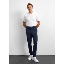 Back And Bond Lacivert Erkek Slim Fit Pantolon B35W33008