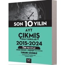 TeknoKapsül Ayt Tm Tek Kitap Son 10 Yılın Çıkmış Soruları
