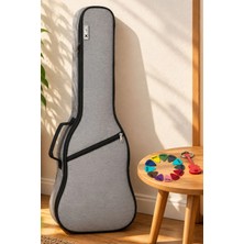 Midex Cs-21 Soprano Ukulele Çantası Gigbag Soft Case Kılıf Gri Oxford Kumaş Menşei TR