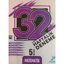 TeknoKapsül Pruva 5. Sınıf Matematik 32 Haftalık Deneme