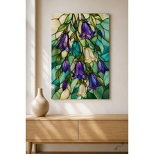 Çan Çiçekleri — 30×40 cm — Çerçevesiz Cam Tablo