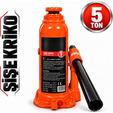 Badem10 5 Ton Hidrolik Şişe Kriko 207–402 mm Ayarlanabilir Yükseklik Oto Araba Kaldırma Krikosu Sehpa