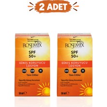 Ilkestor Rosemix - Güneş Koruyucu Losyon +50 Spf - 2 Adetlik Set