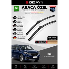 S-Dizayn Kia Carnival Yp Ön Cam Silecek Seti 2014 Üzeri Premium Araca Özel 65-45 cm A+ Kalite
