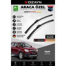 S-Dizayn Opel Antara Ön Cam Silecek Seti 2006-2015 Premium Araca Özel 60-40 cm A+ Kalite