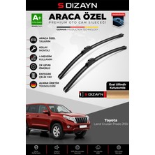 S-Dizayn Toyota Land Cruiser Prado J150 Ön Cam Silecek Seti 2009-2024 Premium Araca Özel 65-50 cm A+ Kalite