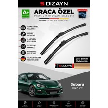 S-Dizayn Subaru Brz Zc Ön Cam Silecek Seti 2012 Üzeri Premium Araca Özel 55-50 cm A+ Kalite
