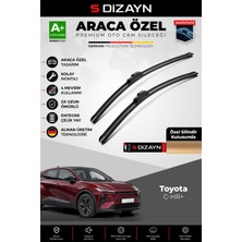 S-Dizayn Toyota C-Hr+ Ön Cam Silecek Seti 2025 Üzeri Premium Araca Özel 70-35 cm A+ Kalite