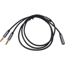 Keepro 2 Metre Mikrofon Kulaklık Ayırıcı