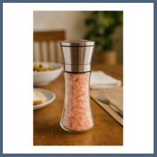 Bezos Cam Metal Kapaklı Baharat Öğütücü 250 ml BZS10