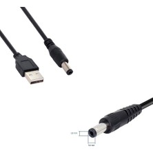 Keepro 1 Metre USB 5.5 mm 2.5 mm Kablo