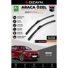 S-Dizayn Bmw X2 F39 Ön Cam Silecek Seti 2018-2023 Premium Araca Özel 60-50 cm A+ Kalite
