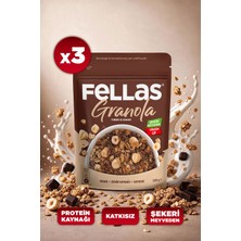 Fellas Granola - Fındık & Kakao (200 g) - 3'lü Paket