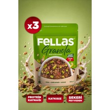 Fellas Granola - Antep Fıstığı & Kakao (200 g) - 3'lü Paket