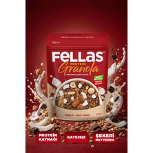 Fellas Protein Granola 270 g Hindistan Cevizi & Kakao İçeren Vegan Katkısız Yüksek Lifli Ürün