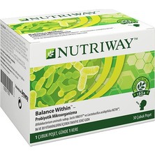 Amway Nutriway™ Balance Within™ Probiyotik Mikroorganizma Toz 30 Adet Vanilya Aromalı Vitamin ve Mineral İçerikli