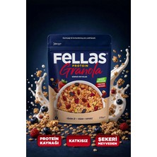 Fellas Kırmızı Meyveli Granola 270 gr Yüksek Lif ve Protein Kaynağı Vegan Beslenmeye Uygun
