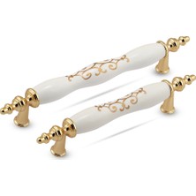 Trend Kulp Osmanlı Polimer Dolap Çekmece Kulpları 96 mm / 128 mm Şık Tasarım ve Kalite