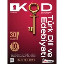 TeknoKapsül 10. Sınıf Kod Türk Dili ve Edebiyatı Kazanım Odaklı Denemeleri