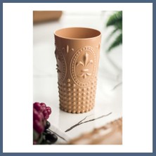Bezos Akrilik Bal Tekli Uzun Bardak & Su Meşrubat Bardağı 750 ml ( Büyük Boy & Cam Değildir ) BZS10