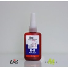 Mythriva Tl-43 Orta Mukavemet Sökülebilir Cıvata Somun Sabitleyici, 50ML, Mavi