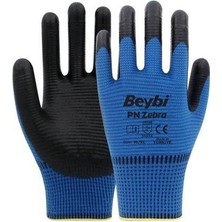 Caftra Beybi Pn5 Zebra Mavi Polyester Eldiven NO10