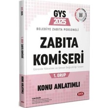 TeknoKapsül Belediye Zabıta Personeli Zabıta Komiseri 1. Grup Konu Anlatımlı