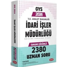 TeknoKapsül 2024 T.c. Adalet Bakanlığı Idari Işler Müdürlüğü Gys Tamamı Çözümlü 2380 Uzman Soru Bankası