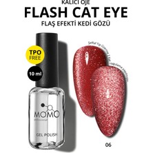 Momo Professional Kalıcı Oje Flash Cat Eye No.6, 10 ml