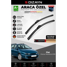 Drs Tuning S-Dizayn Fiat Marea Weekend 185 Ön Cam Silecek Seti 1999-2007 Premium Araca Özel 60-48 cm A+ Kalite