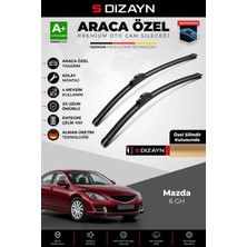 Drs Tuning S-Dizayn Mazda 6 Gh Ön Cam Silecek Seti 2008-2012 Premium Araca Özel 60-40 cm A+ Kalite AOCS-1757