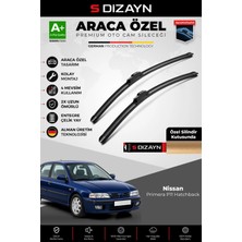 Drs Tuning S-Dizayn Nissan Primera P11 Hatchback Ön Cam Silecek Seti 1996-2001 Premium Araca Özel 53-50 cm A+ K