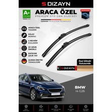 Drs Tuning S-Dizayn Bmw I4 G26 Ön Cam Silecek Seti 2021 Üzeri Premium Araca Özel 60-48 cm A+ Kalite AOCS-1826