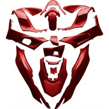 Ctvr Honda Pcx 125 / 150 Komple Kaporta Seti Kırmızı (2020 - 2024 Uyumlu)