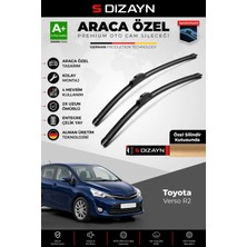 Drs Tuning S-Dizayn Toyota Verso R2 Ön Cam Silecek Seti 2009 Üzeri Premium Araca Özel 65-40 cm A+ Kalite Aocs-2