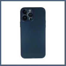 Bezos iPhone 13 Pro Uyumlu Kılıf Pp Ultra Ince Kapak - Mavi BZS10