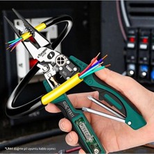 Tuosen VOLTAJ GÖSTERGELİ ÇOK FONKSİYONLU ELEKTRİKÇİ PENSESİ
