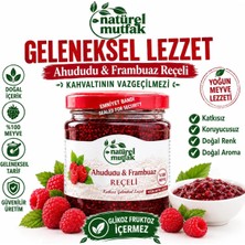 Natürel Mutfak Ahududu Frambuaz Reçeli 350 gr Glikoz-Fruktoz Içermez Raspberry Jam %65 Meyve