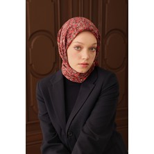 Silk Home Velora Eşarp Abstract Brush Bordo