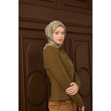 Silk Home Velora Eşarp Shawl Pattern Yeşil Gri