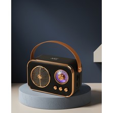 Helinaria Retro Radyo Bluetooth + Fm Şarjlı Hoparlör