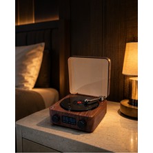 Helinaria Gece Lambası Su Dalgası Işıklı Bluetooth Hoparlör Xuuczzzgramafonspeaker-13