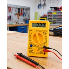 Helinaria Dijital Multimetre Ac Dc Ölçüm ve LCD Ekranlı Xuczzzmultimetre-6